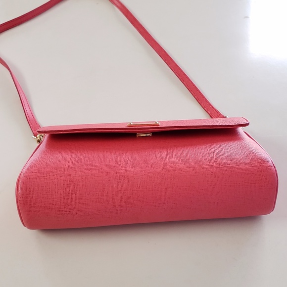 Coral Leather Fendi Crossbody Bag - Picture 13 of 16